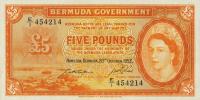 Gallery image for Bermuda p21a: 5 Pounds