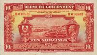 p4 from Bermuda: 10 Shillings from 1927