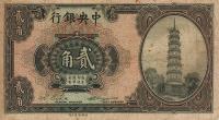 p194b from China: 2 Chiao from 1924