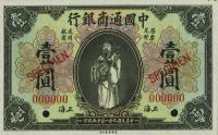 p1s from China: 1 Dollar from 1920