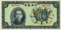 p223b from China: 10 Yuan from 1937