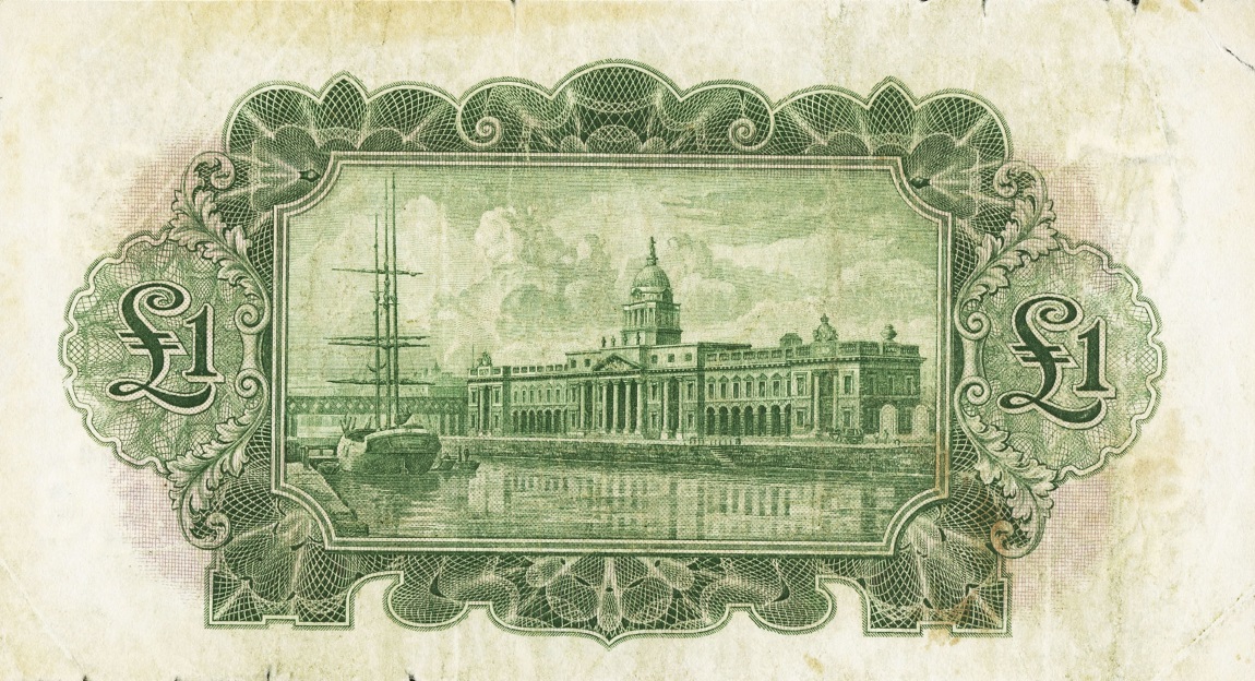 Back of Ireland, Republic of p20b: 1 Pound from 1939