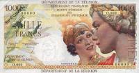 p52s from Reunion: 1000 Francs from 1964