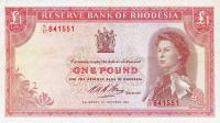 Gallery image for Rhodesia p28d: 1 Pound