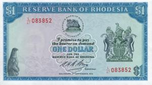 Gallery image for Rhodesia p30j: 1 Dollar