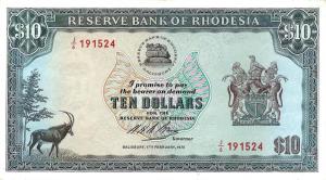 Gallery image for Rhodesia p33a: 10 Dollars