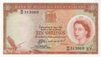 Gallery image for Rhodesia and Nyasaland p20b: 10 Shillings