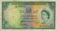 Gallery image for Rhodesia and Nyasaland p21b: 1 Pound