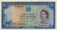 Gallery image for Rhodesia and Nyasaland p22a: 5 Pounds
