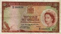 Gallery image for Rhodesia and Nyasaland p20a: 10 Shillings