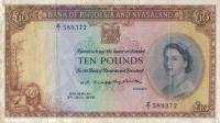 Gallery image for Rhodesia and Nyasaland p23a: 10 Pounds