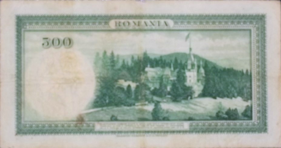 Back of Romania p36a: 500 Lei from 1934