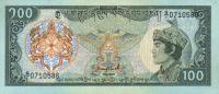 p18a from Bhutan: 100 Ngultrum from 1986