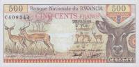 p13b from Rwanda: 500 Francs from 1978