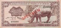 Gallery image for Rwanda-Burundi p6s: 500 Francs