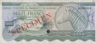 Gallery image for Rwanda-Burundi p7s: 1000 Francs