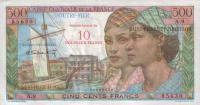 p33a from Saint Pierre and Miquelon: 10 Nouveaux Francs from 1964