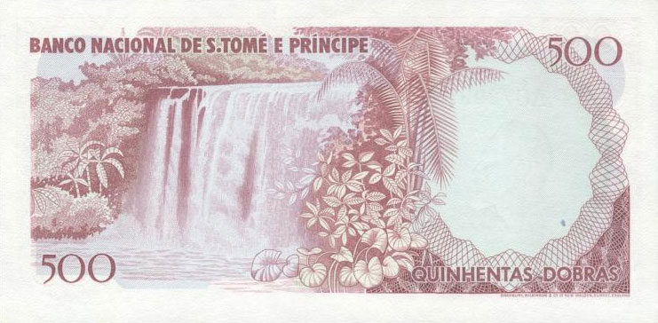 Back of Saint Thomas and Prince p58: 500 Dobras from 1982