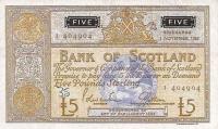 p106d from Scotland: 5 Pounds from 1967