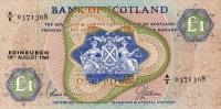 p109b from Scotland: 1 Pound from 1969