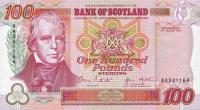 p123b from Scotland: 100 Pounds from 1997