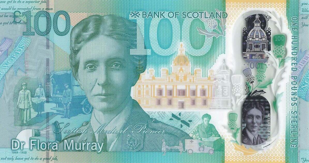 Back of Scotland p135: 100 Pounds from 2021