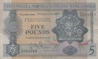 p196a from Scotland: 5 Pounds from 1961