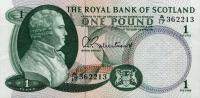 p327a from Scotland: 1 Pound from 1967