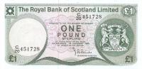 p336a from Scotland: 1 Pound from 1972