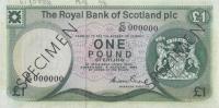 p341s from Scotland: 1 Pound from 1982