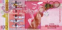 p44a from Seychelles: 100 Rupees from 2011