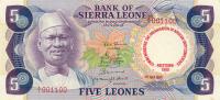 p12 from Sierra Leone: 5 Leones from 1980