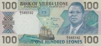 p18a from Sierra Leone: 100 Leones from 1988