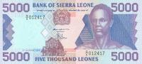 Gallery image for Sierra Leone p21a: 5000 Leones