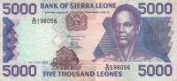 p21d from Sierra Leone: 5000 Leones from 1998