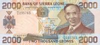 Gallery image for Sierra Leone p25: 2000 Leones
