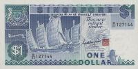 p18a from Singapore: 1 Dollar from 1987
