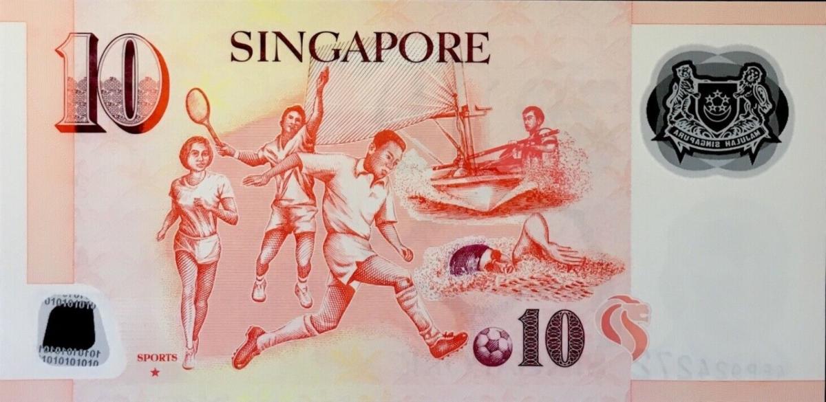 Back of Singapore p48h: 10 Dollars from 2014