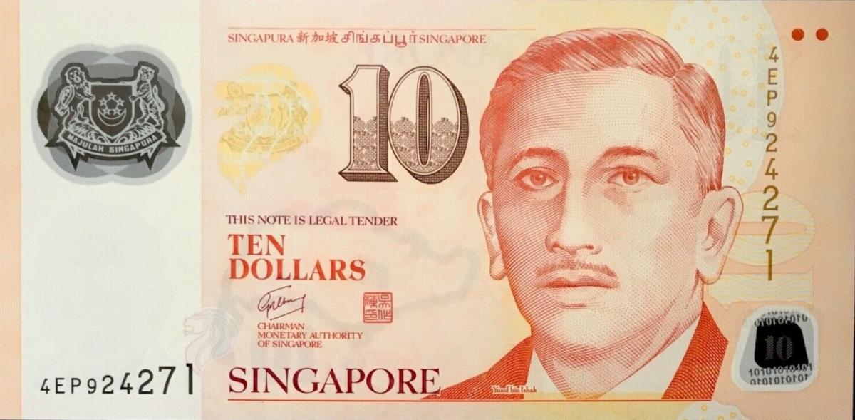 Front of Singapore p48h: 10 Dollars from 2014