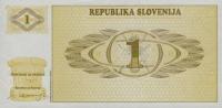 Gallery image for Slovenia p1a: 1 Tolar