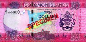 Gallery image for Solomon Islands p33s: 10 Dollars