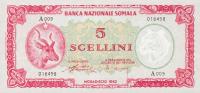 p1a from Somalia: 5 Scellini from 1962