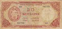 Gallery image for Somalia p7a: 20 Scellini