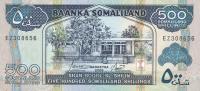 p6f from Somaliland: 500 Shillings from 2006