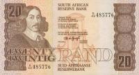 p121a from South Africa: 20 Rand from 1978