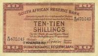 p82b from South Africa: 10 Shillings from 1931