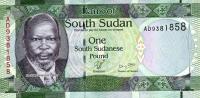 p5 from South Sudan: 1 Pound from 2011