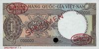 p15s2 from Vietnam, South: 1 Dong from 1964