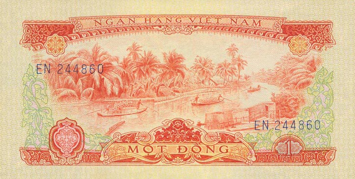 Front of Vietnam, South p40a: 1 Dong from 1966