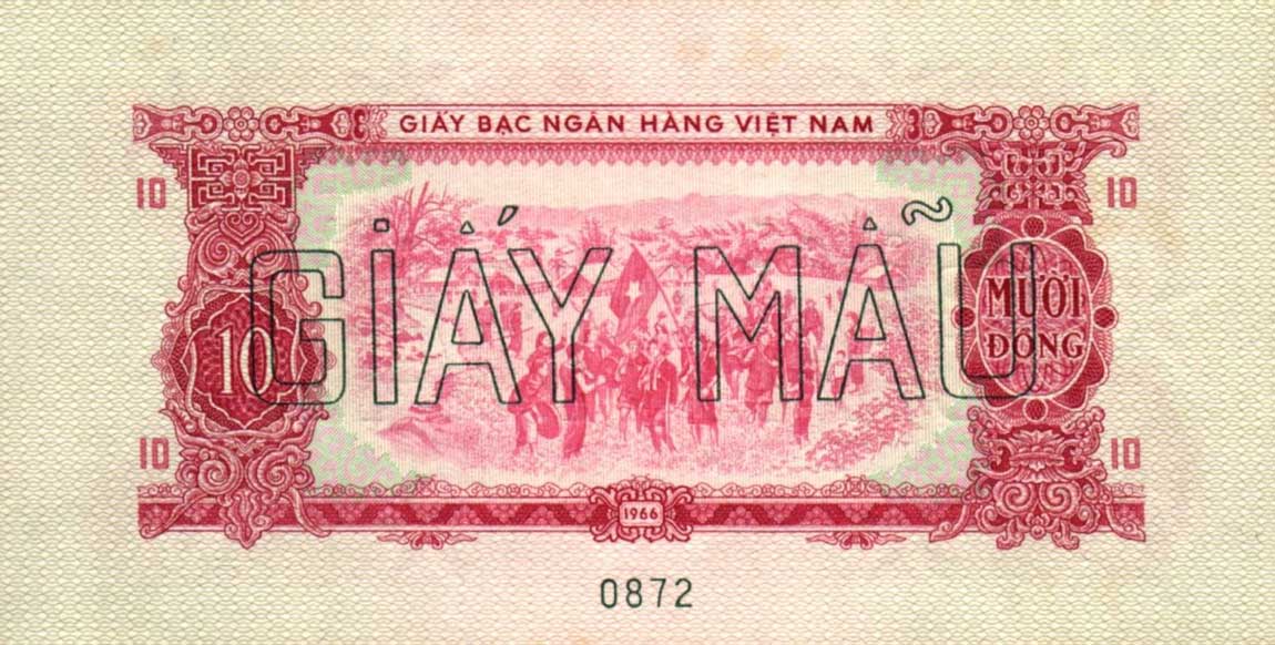 Front of Vietnam, South p43s: 10 Dong from 1966
